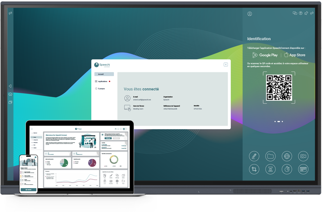 Speechi Connect, logiciel interactif pour écran interactif